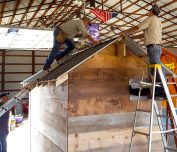 Santa Shack 2 Construction, December 2017